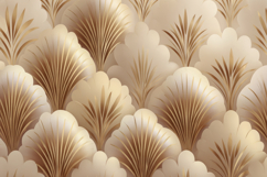 Golden Art Deco-style Pattern Background Product Image 1