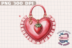 Strawberry berries PNG Sublimation Picnic Summer Product Image 1