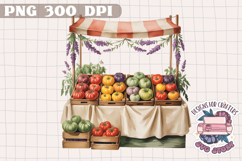 Summer Vintage Market Bundle 22 PNG Sublimation Watercolor Product Image 7