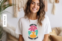 Made for Sunny Days Tropical Summer Sublimation Design Product Image 1