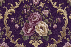 Baroque Floral Pattern Background Product Image 1
