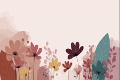 Pink Floral Background Wallpaper Product Image 1