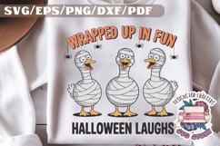 Halloween Cute Silly Goose SVG T shirt Funny Design Product Image 1