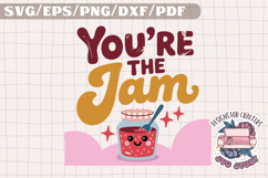 Kawaii Food Funny Quote Vintage SVG Design Fun Cute Product Image 1