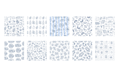 Italian Summer Seamless Patterns Product Image 3