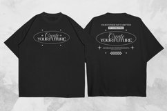 Minimal Streetwear Typographic T-shirt Design Bundle Product Image 5