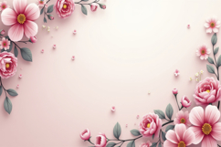 Floral Frame background Product Image 1