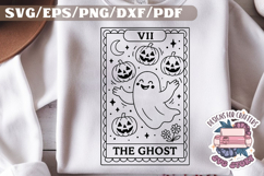 Halloween Tarot Card black and white SVG Design Quotes PNG Product Image 1
