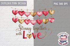 Valentine Quote Symbol Love Sublimation Design PNG Heart Product Image 1