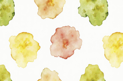 Abstract Watercolor Dots on a White Background Wallpaper Product Image 1