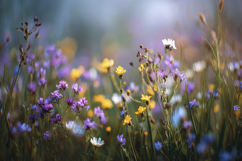 Wildflowers Background Wallpaper Product Image 1