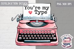 Valentine Quote Symbol Love Sublimation Design PNG Heart Product Image 1