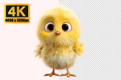 Cute Baby Chick Transparent PNG Product Image 1