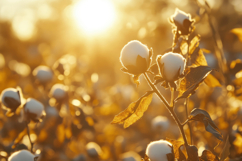 Cotton Field Background Wallpaper Product Image 1