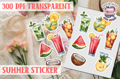 Summer sticker Cute flowers Love Picnic Beach Spring Product Image 1