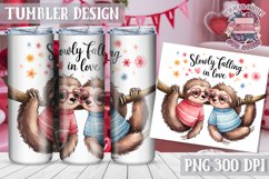 Sublimation Tumbler WRAP Love Design Quote Watercolor Animal Product Image 1