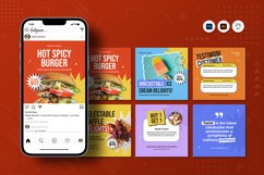 Funky Food Instagram Post Product Image 1