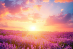 Lavender Field Background Wallpaper Product Image 1