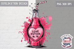 Valentine Quote Symbol Love Sublimation Design PNG Heart Product Image 1