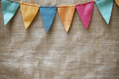 Children Party Banner Background Wallpaper Product Image 1