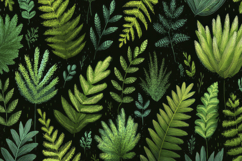 Green Leaves Pattern Background Product Image 1