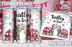 Sublimation Tumbler WRAP Love Design Quote Watercolor Animal Product Image 1