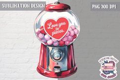 Valentine Quote Symbol Love Sublimation Design PNG Heart Product Image 1