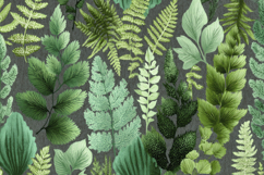 Green Leaves Pattern Background Product Image 1