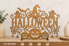 Halloween Centerpiece Laser Cut SVG Product Image 1