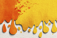 Yellow and Orange Drops Background Wallpaper Product Image 1