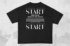 Start Streetwear Typography T-shirt Design Product Image 1