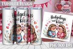 Sublimation Tumbler WRAP Love Design Quote Watercolor Animal Product Image 1