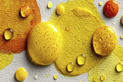 Orange Yellow Waterdrops Background Wallpaper Product Image 1
