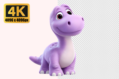 Brontosaurus Dinosaur Transparent PNG Product Image 1