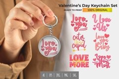 Valentine's Day Sweet Words Set Keychain Bundle Product Image 1