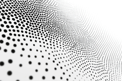 Abstract Halftone Wave Dotted Background Wallpaper Product Image 1