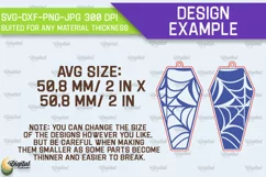Halloween Wooden Earrings Laser Cut. Halloween Earrings SVG Product Image 2
