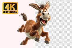 Funny Donkey Transparent PNG Product Image 1