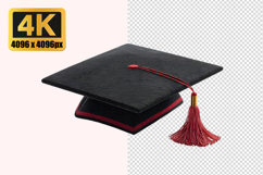 Graduation Cap with a Tassel Transparent PNG Product Image 1