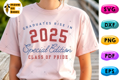 Graduates Rise In 2025 Special Edition Class Of Pride Svg Product Image 1