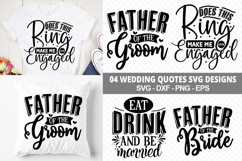 04 Wedding SVG Designs - Wedding T-Shirt Design Product Image 1