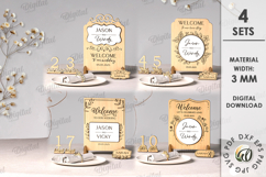 Wedding decors Bundle Laser Cut. Wedding Design SVG Product Image 1