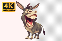 Laughing Donkey Transparent PNG Product Image 1