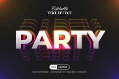 Party Text Effect Colorful Light Style Product Image 1