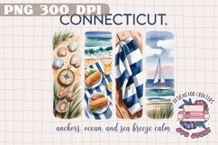 USA STATE America Brushstrokes PNG Watercolor Design Sign Product Image 1