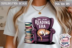 Book Lover Sublimation design Quote Bookish PNG Sign Product Image 1