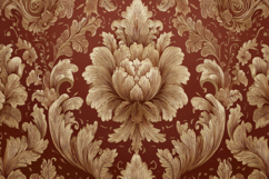 Gold Damask Background Product Image 1