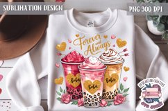 Valentine Quote Symbol Love Sublimation Design PNG Heart Product Image 1