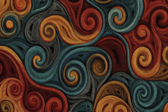 Swirls Art Pattern Background Product Image 1