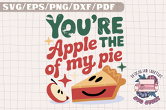 Kawaii Food Funny Quote Vintage SVG Design Fun Cute Product Image 1